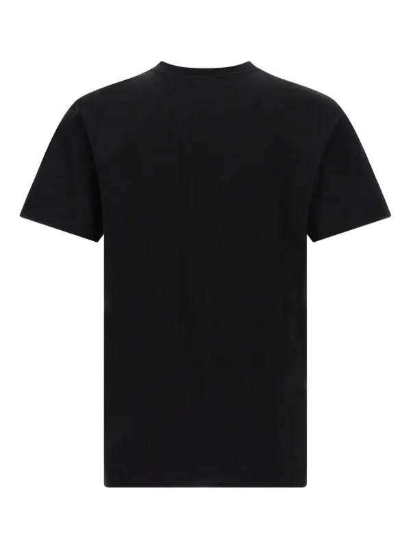 【新品】DOLCE & GABBANA ブラック Tシャツ 36 Dolce & Gabbana logo-print Cotton T-shirt | Black | FARFETCH