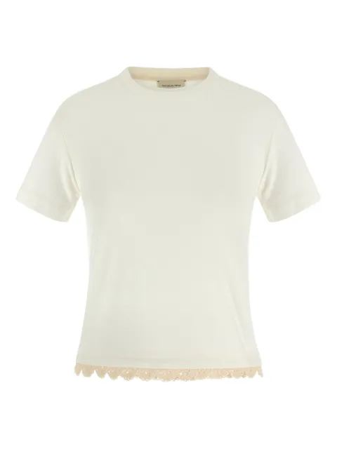 Magda Butrym crochet-hem crew-neck T-shirt