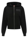 Kenzo Happy Tiger zip-up hoodie - Black