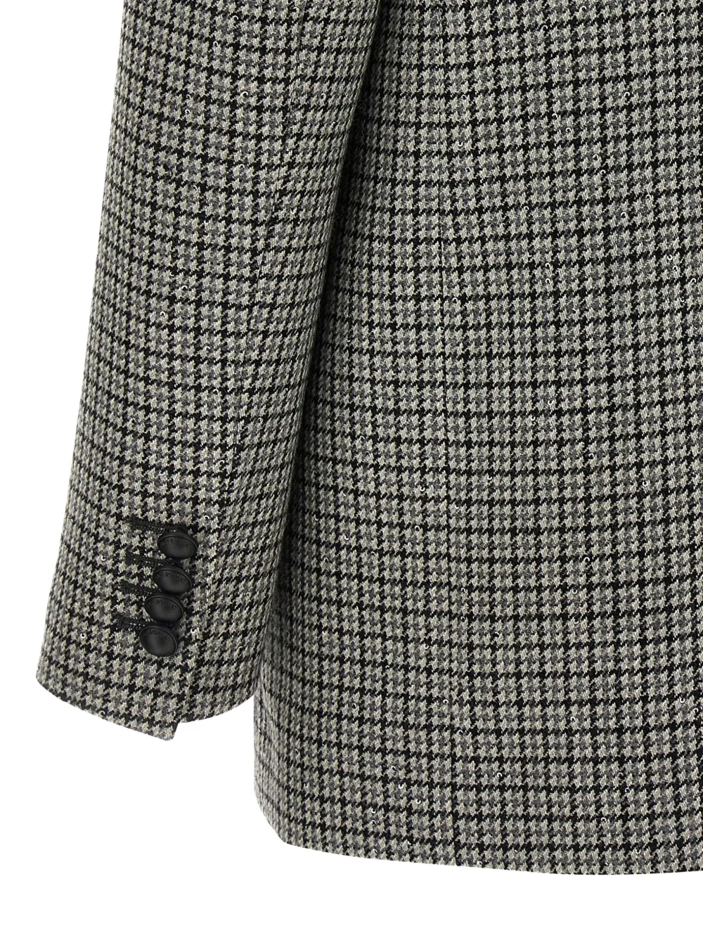 Tagliatore Adrianne blazer met pied-de-poule print Wit