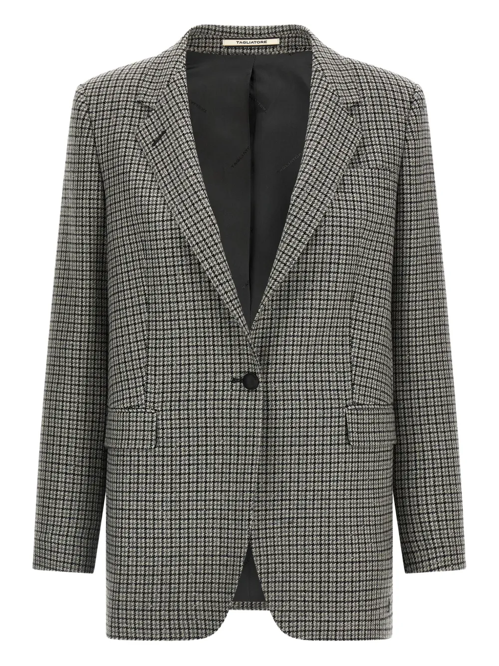 Tagliatore Adrianne houndstooth blazer Wit