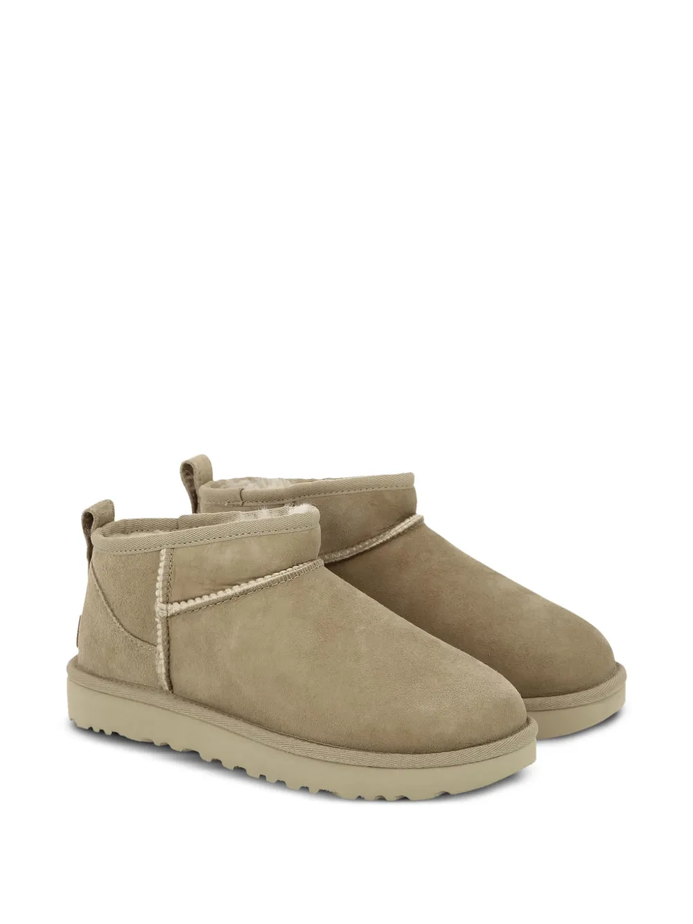UGG Classic Ultra Mini suede boots Neutrals