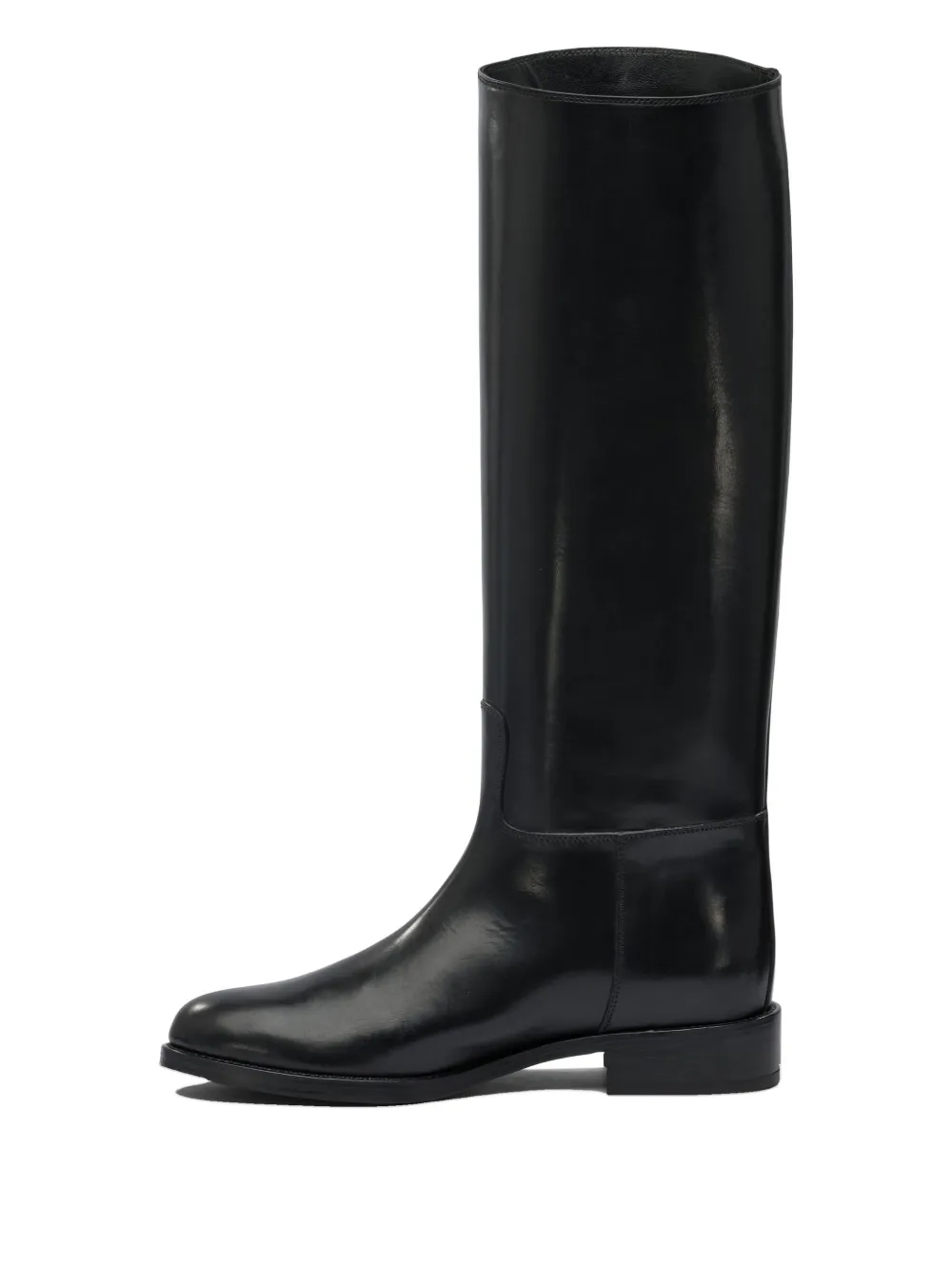 Maretto leather riding boots Black