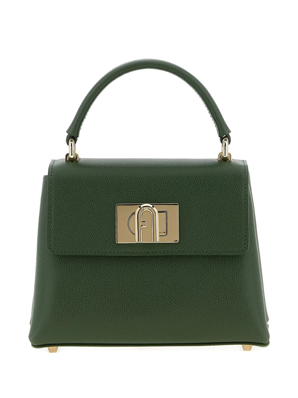 mini Furla 1927 flap-closure leather tote bag