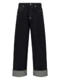 Kenzo turn-up jeans - DARK BLUE