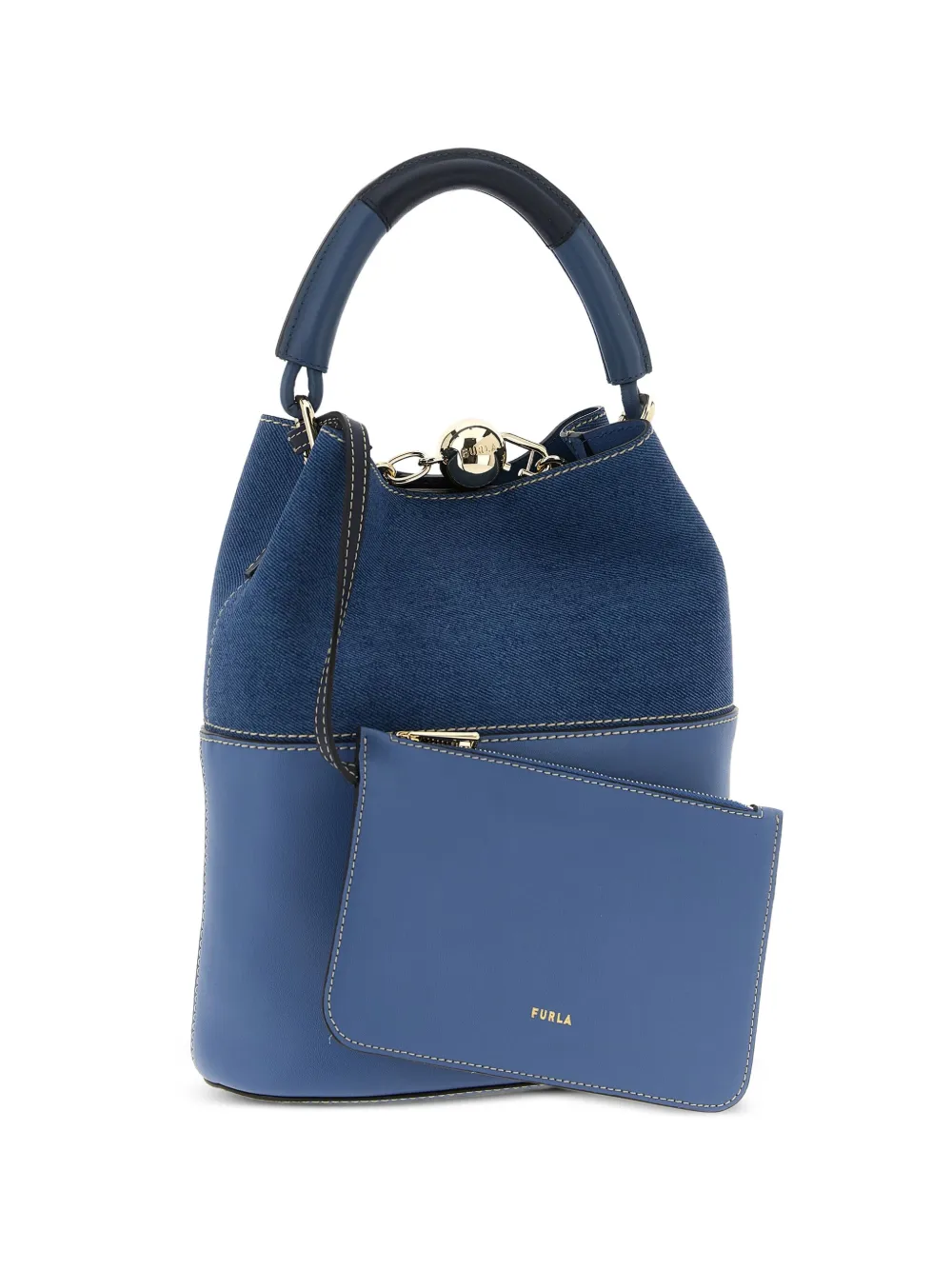 Furla Sfera kleine bucket-tas Blauw