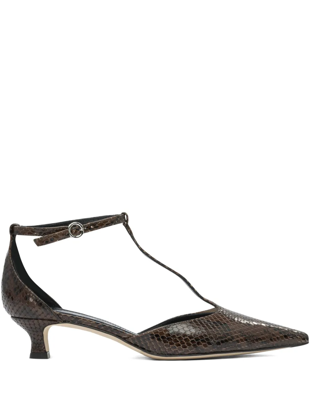 Aeyde Liz T-bar pumps Brown