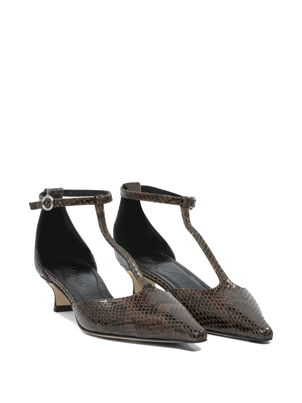 Aeyde Liz T-bar pumps Brown