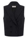 Alberto Biani double-breasted gilet - Black