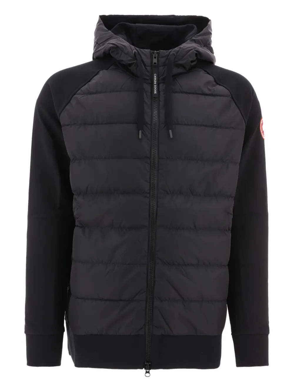 quilted hooded jacket