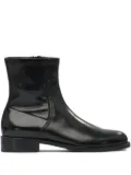 Maretto leather zip boots - Black