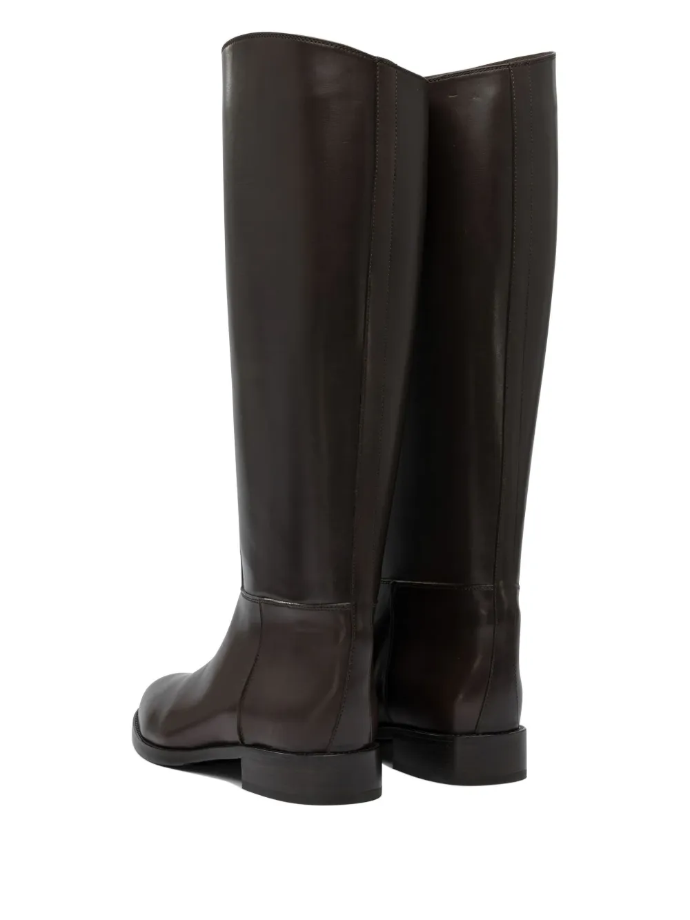 Maretto leather knee-high boots Brown