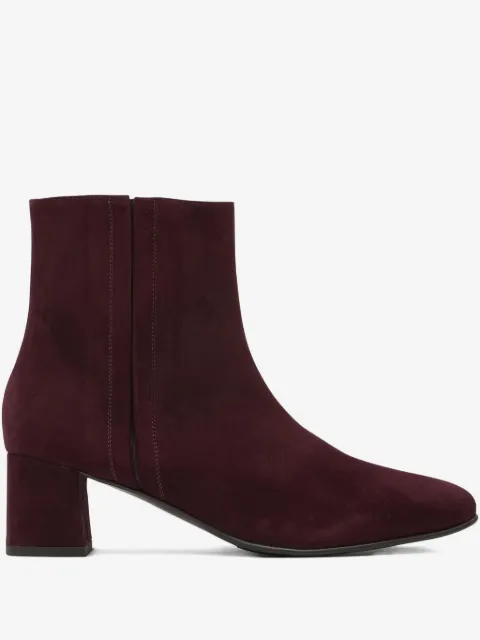 Maretto suede block-heel ankle boots