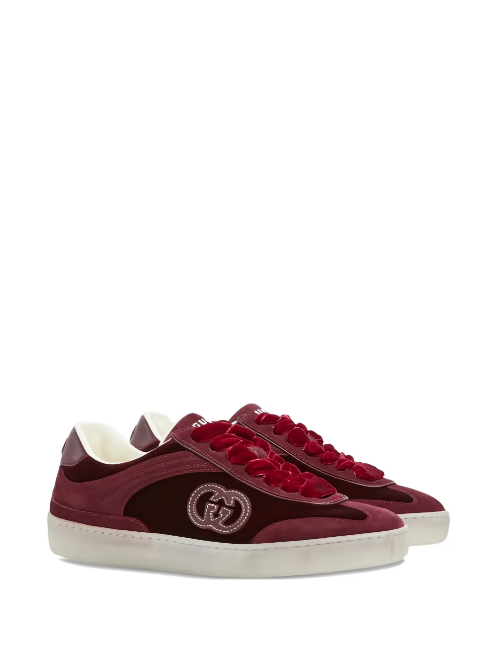 Gucci G75 leren sneakers - Bruin