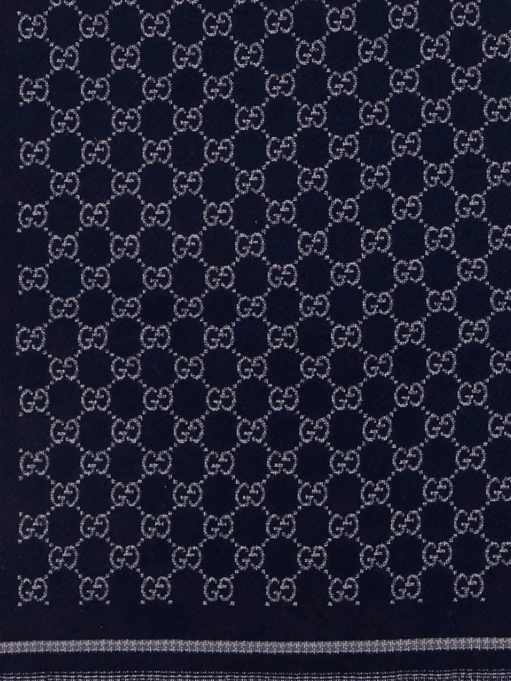 Gucci Sjaal met GG-patroon - Blauw