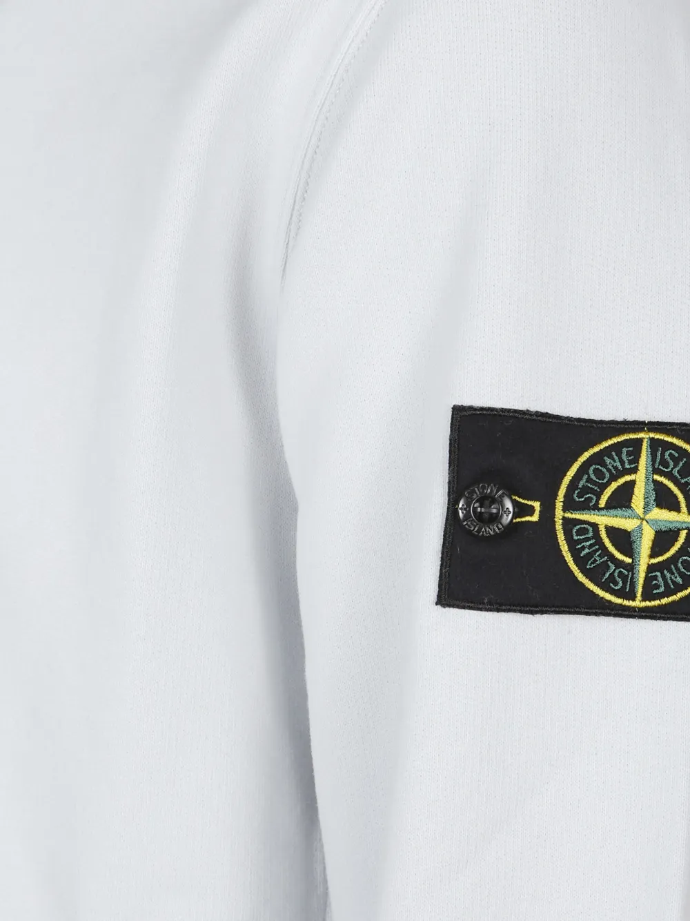 Stone Island logo-patch crew-neck sweatshirt Grijs