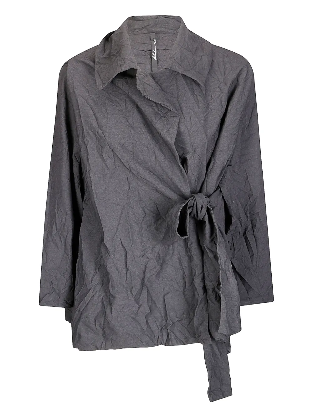 Maria Calderara textured wrap jacket | Grey | Image 1