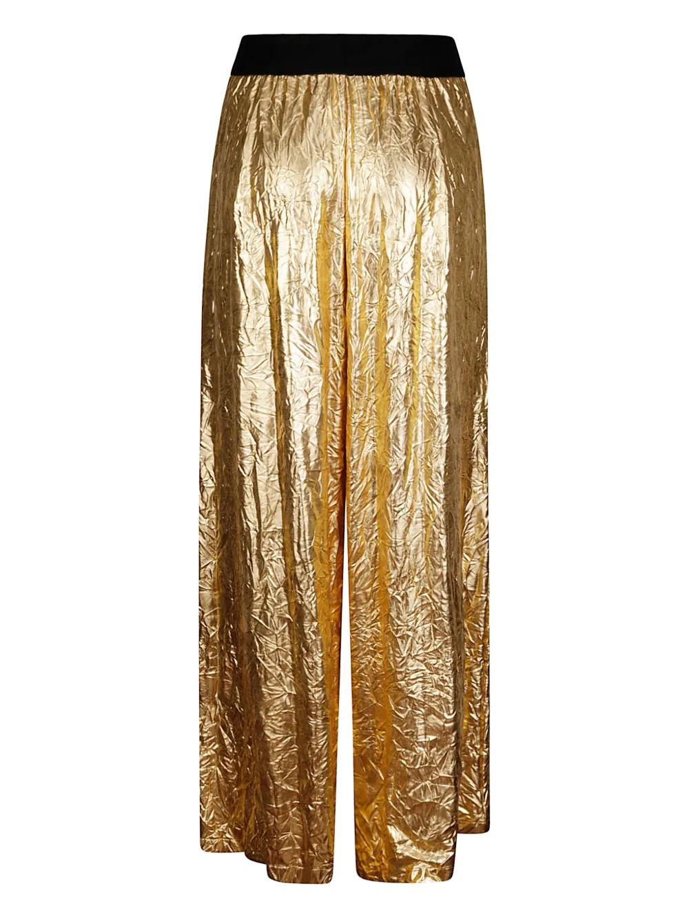 Maria Calderara metallic-effect trousers - Goud