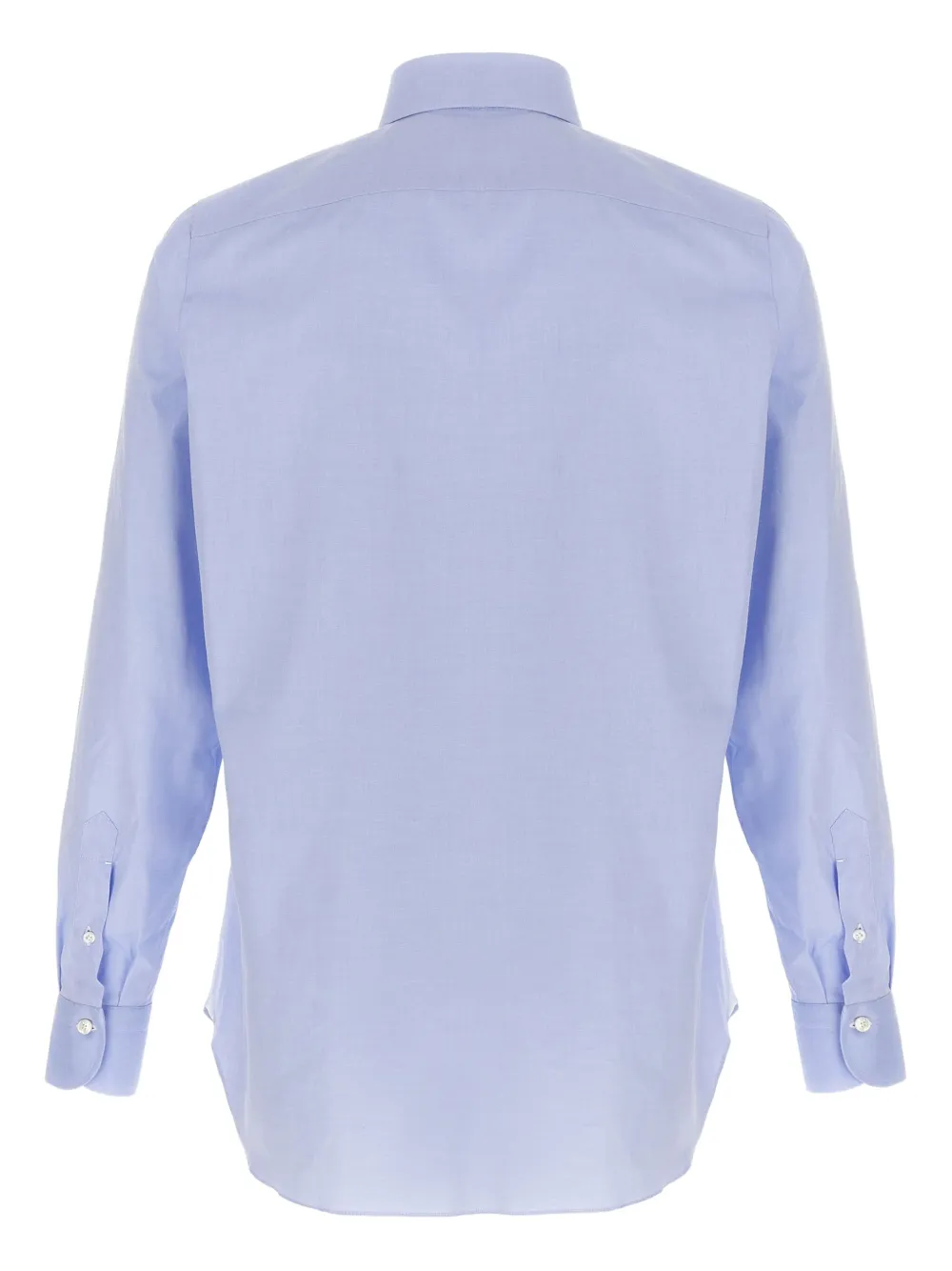Finamore 1925 Napoli Napoli button-cuffed cotton shirt - Blauw