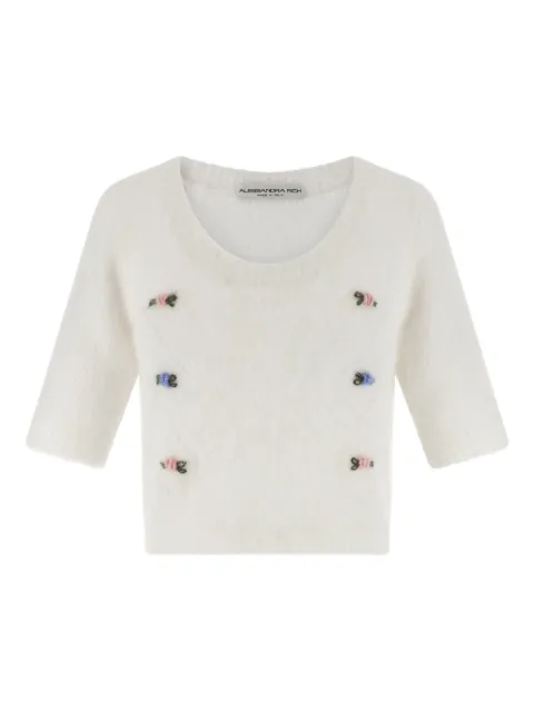 Alessandra Rich embroidered sweater