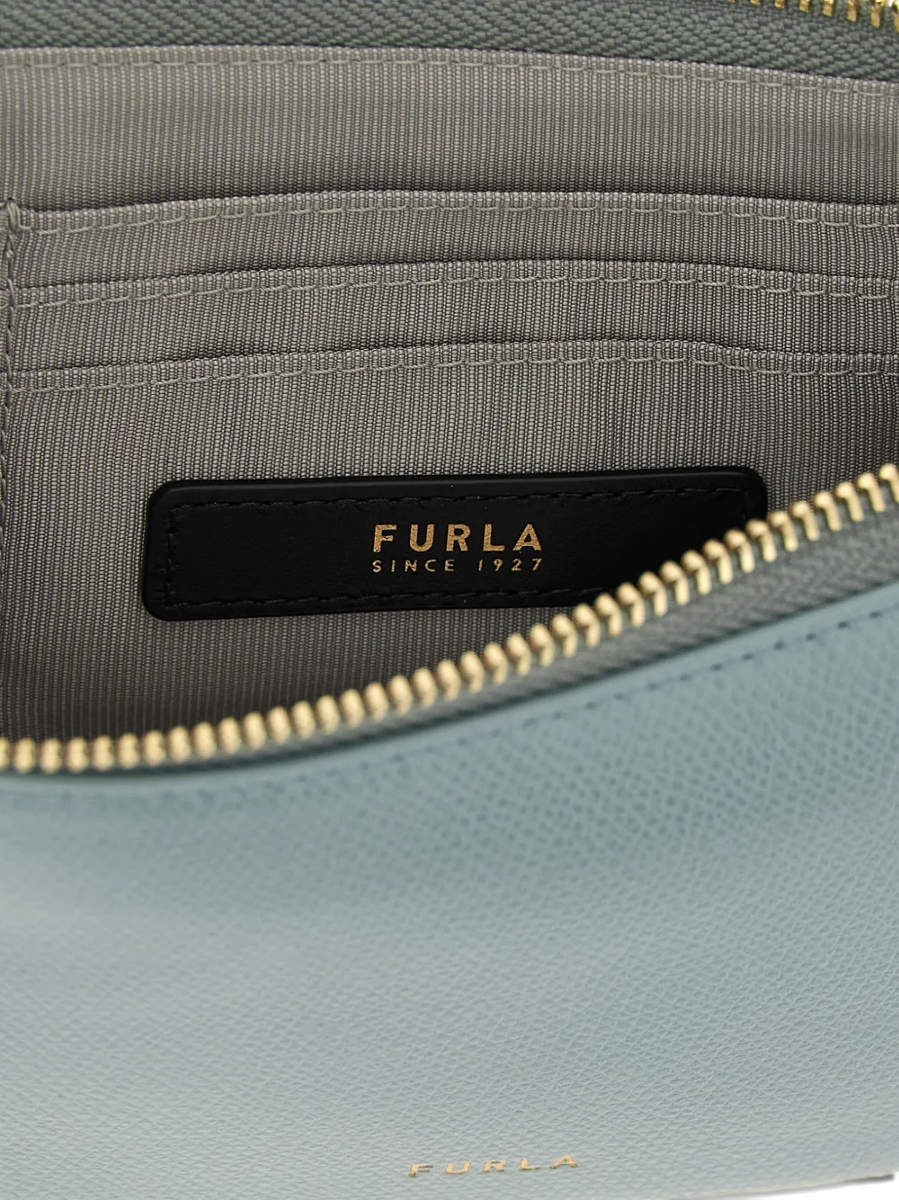 Furla mini Sfera half-moon shoulder bag Blauw