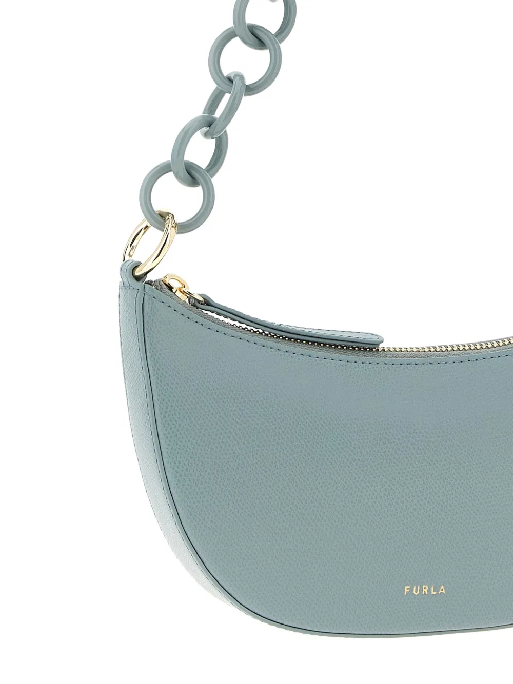 Furla mini Sfera half-moon shoulder bag Blauw