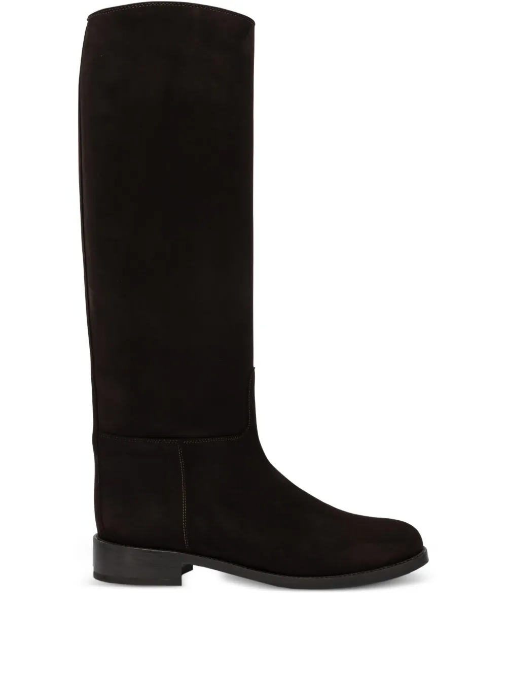 Maretto suede knee-high boots Brown