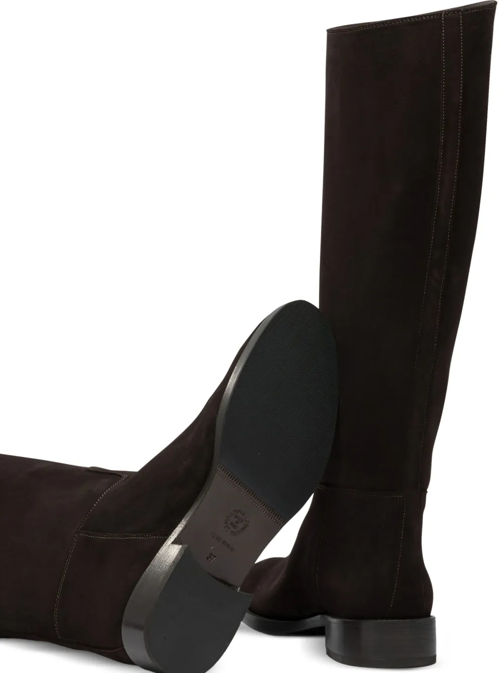 Maretto suede knee-high boots Brown