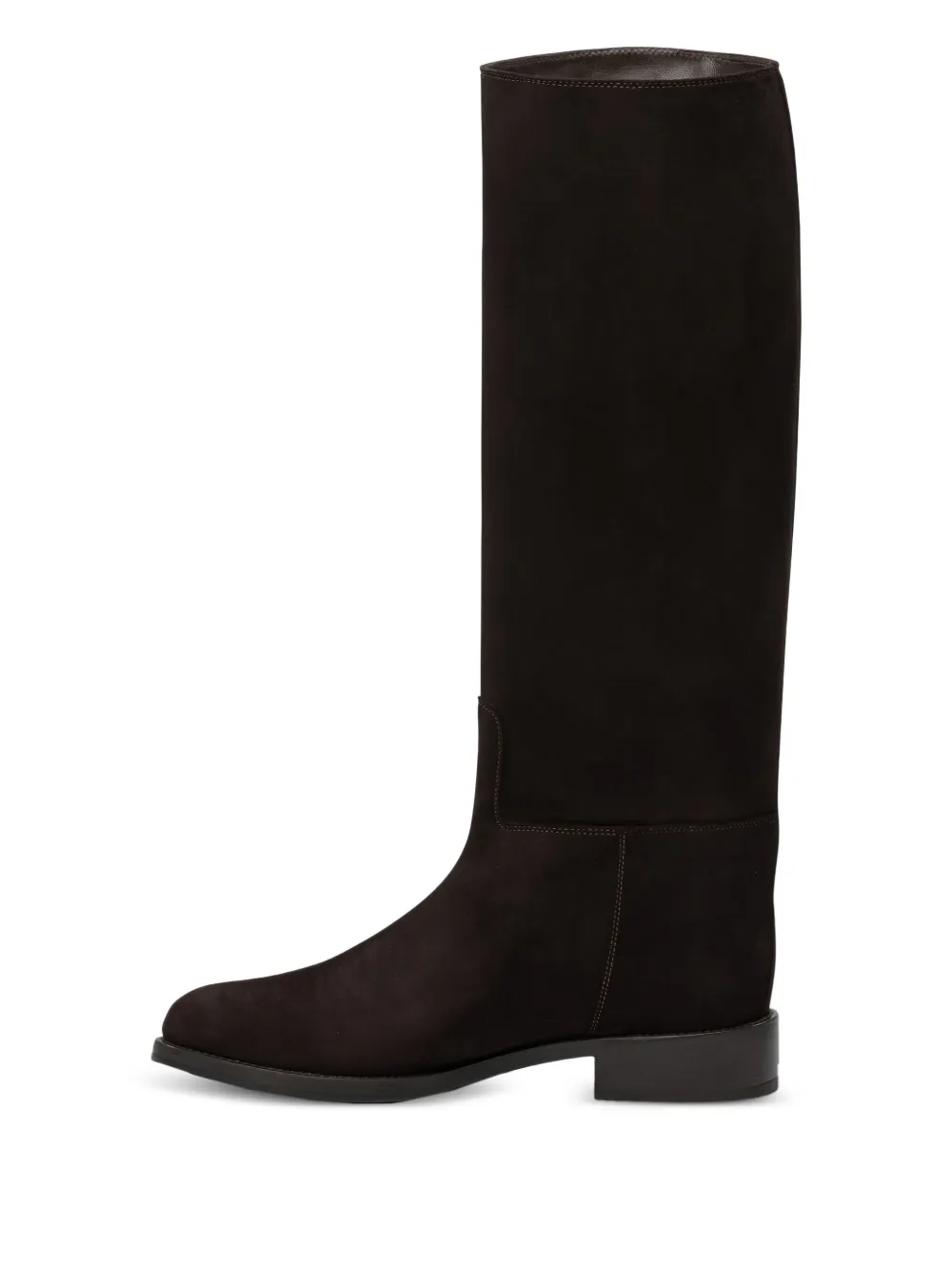 Maretto suede knee-high boots Brown