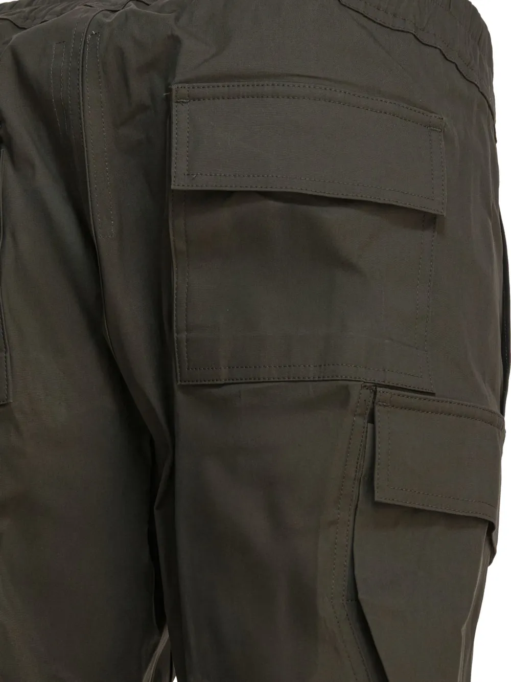 Rick Owens drawstring cargo trousers Groen