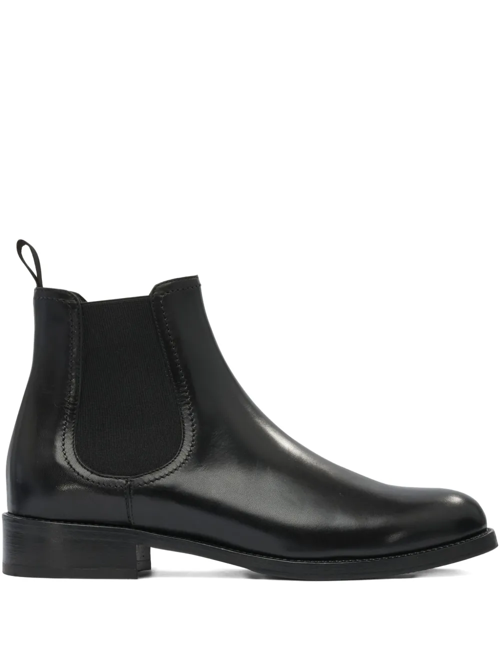 Maretto elastic-panel leather Chelsea boots Black