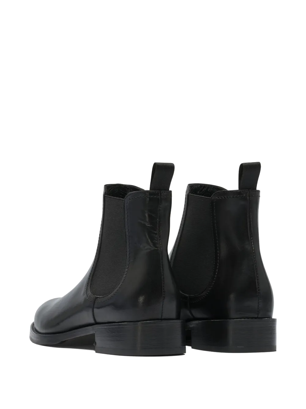 Maretto elastic-panel leather Chelsea boots Black