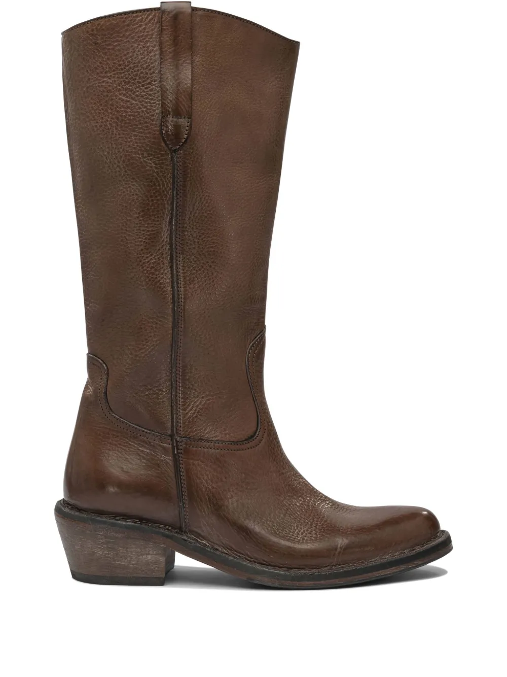 leather cowboy boots