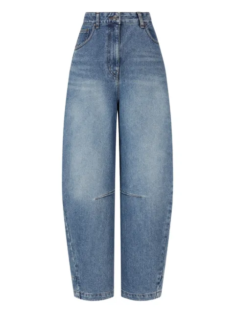 STUDIO TOMBOY adjustable-back tapered jeans