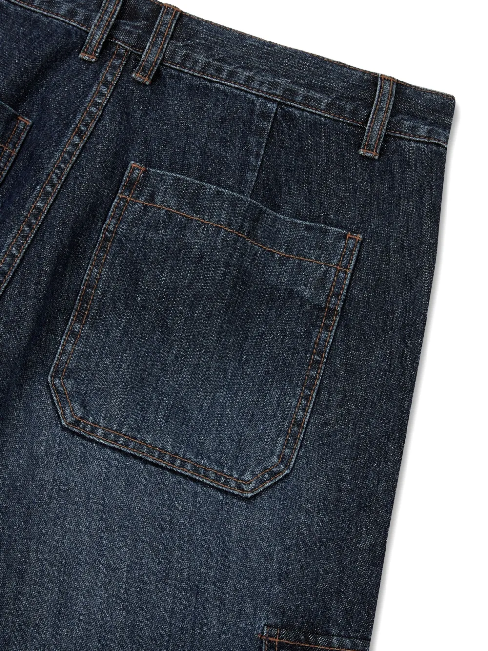 STUDIO TOMBOY Jeans met cargo zakken Blauw