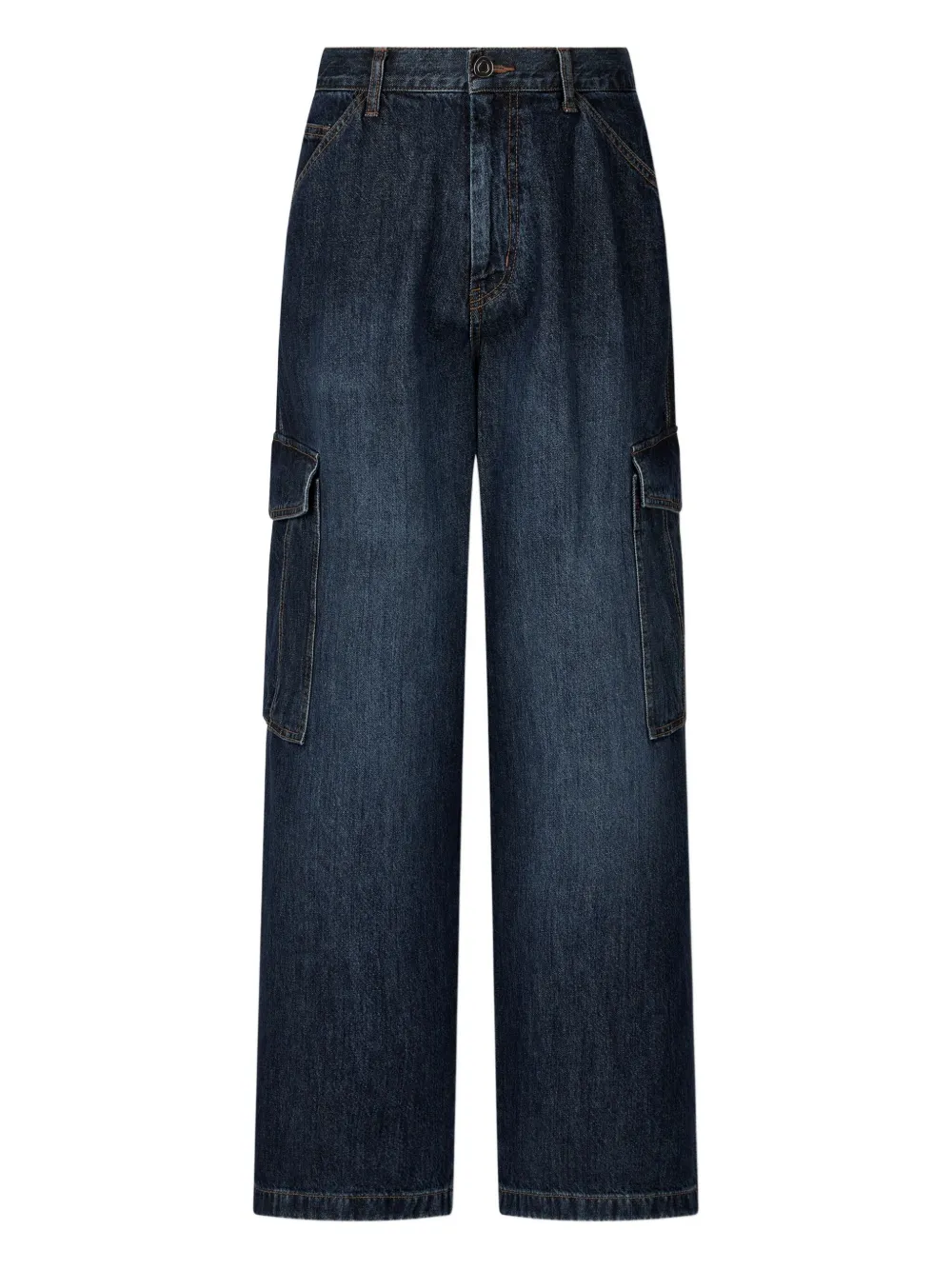 STUDIO TOMBOY Jeans met cargo zakken - Blauw