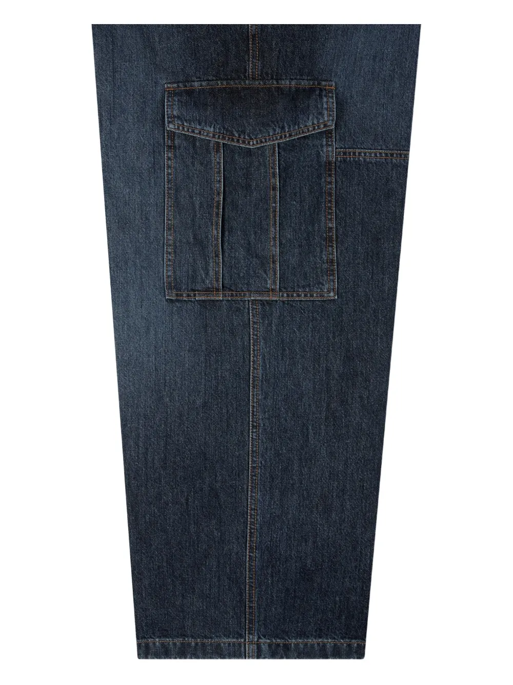 STUDIO TOMBOY Jeans met cargo zakken Blauw