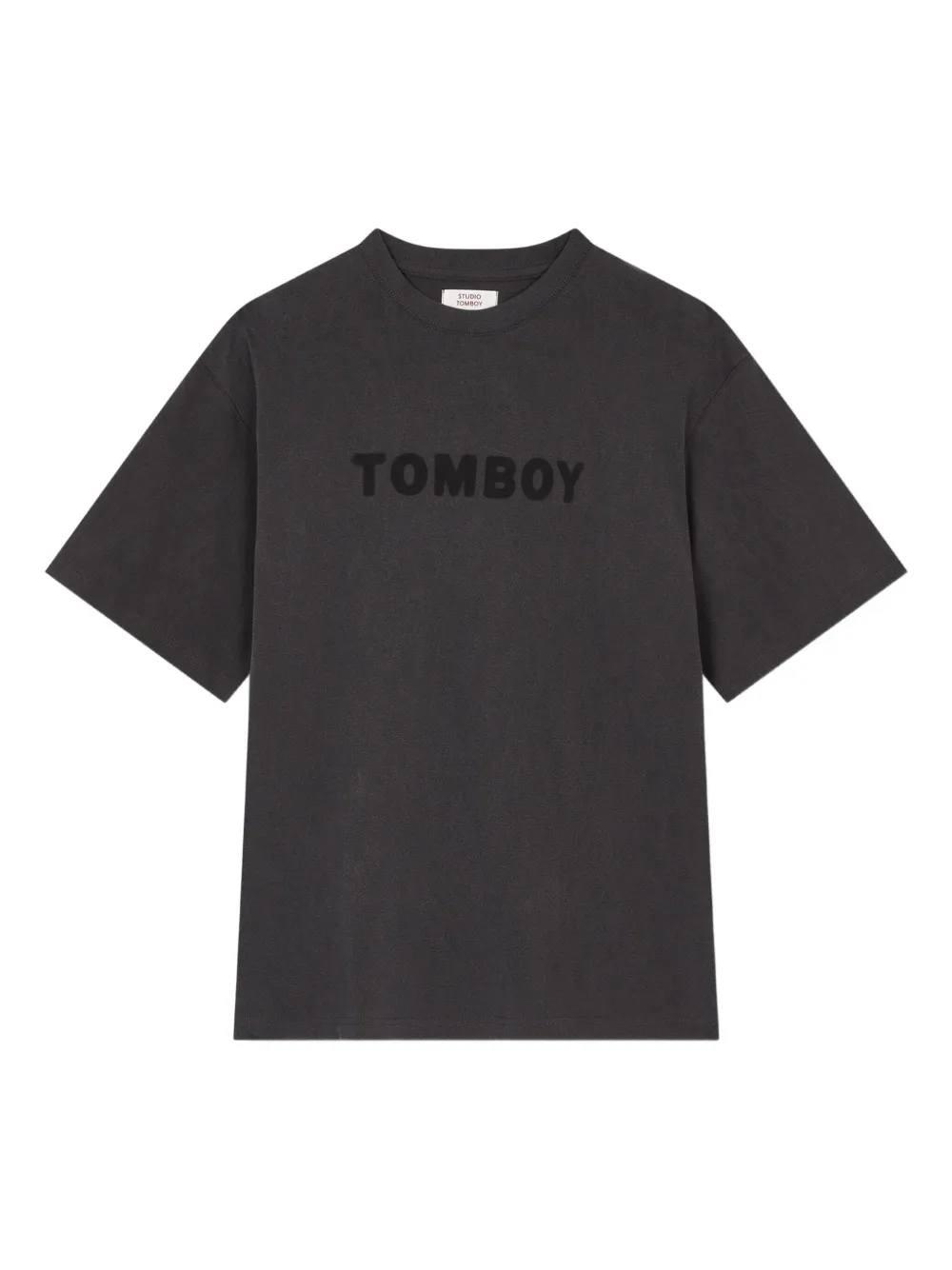 STUDIO TOMBOY logo cotton T-shirt | Grey | Image 1