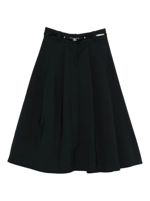 Maje belted midi skirt