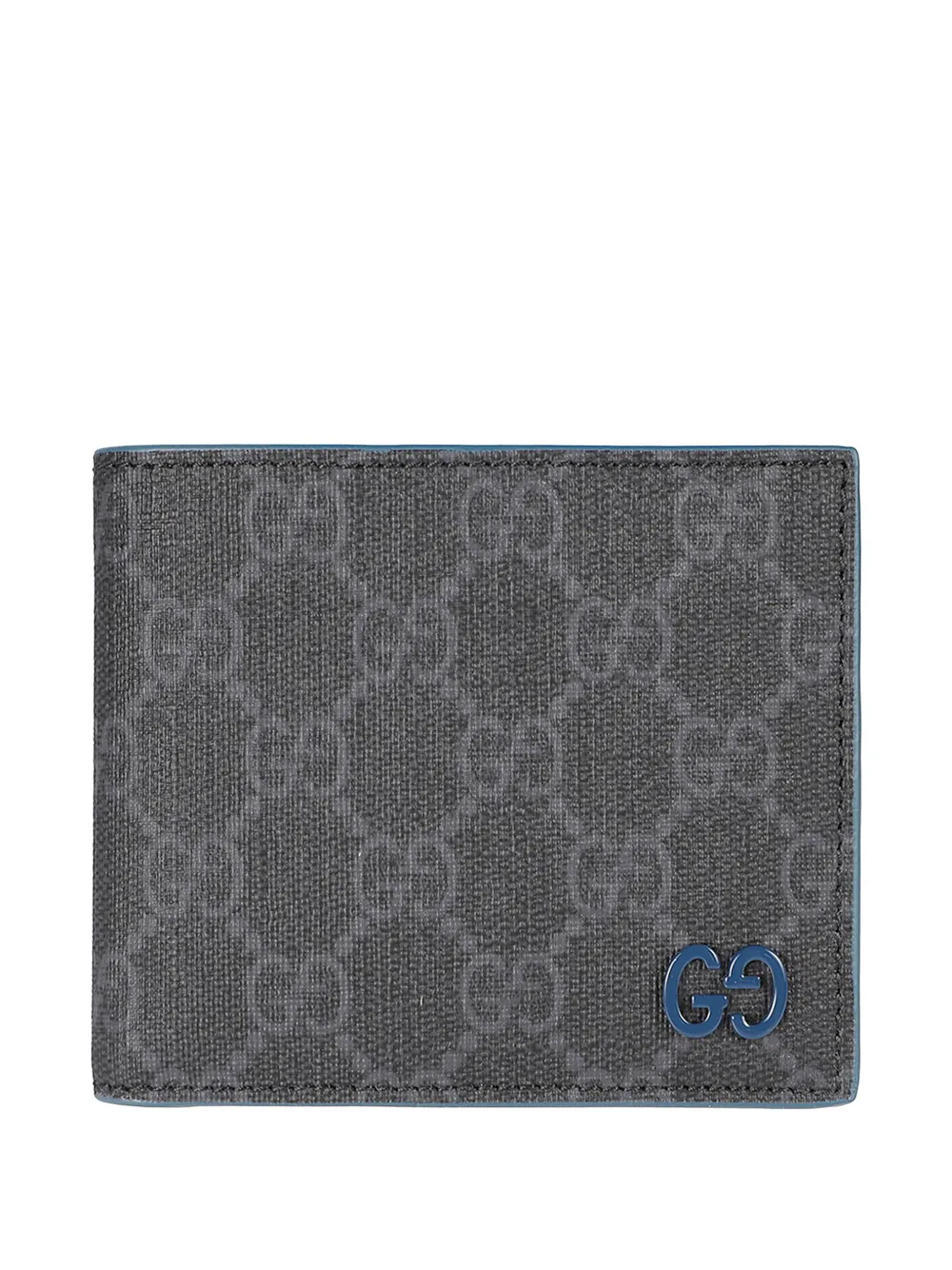Gucci GG monogram leather wallet Grijs