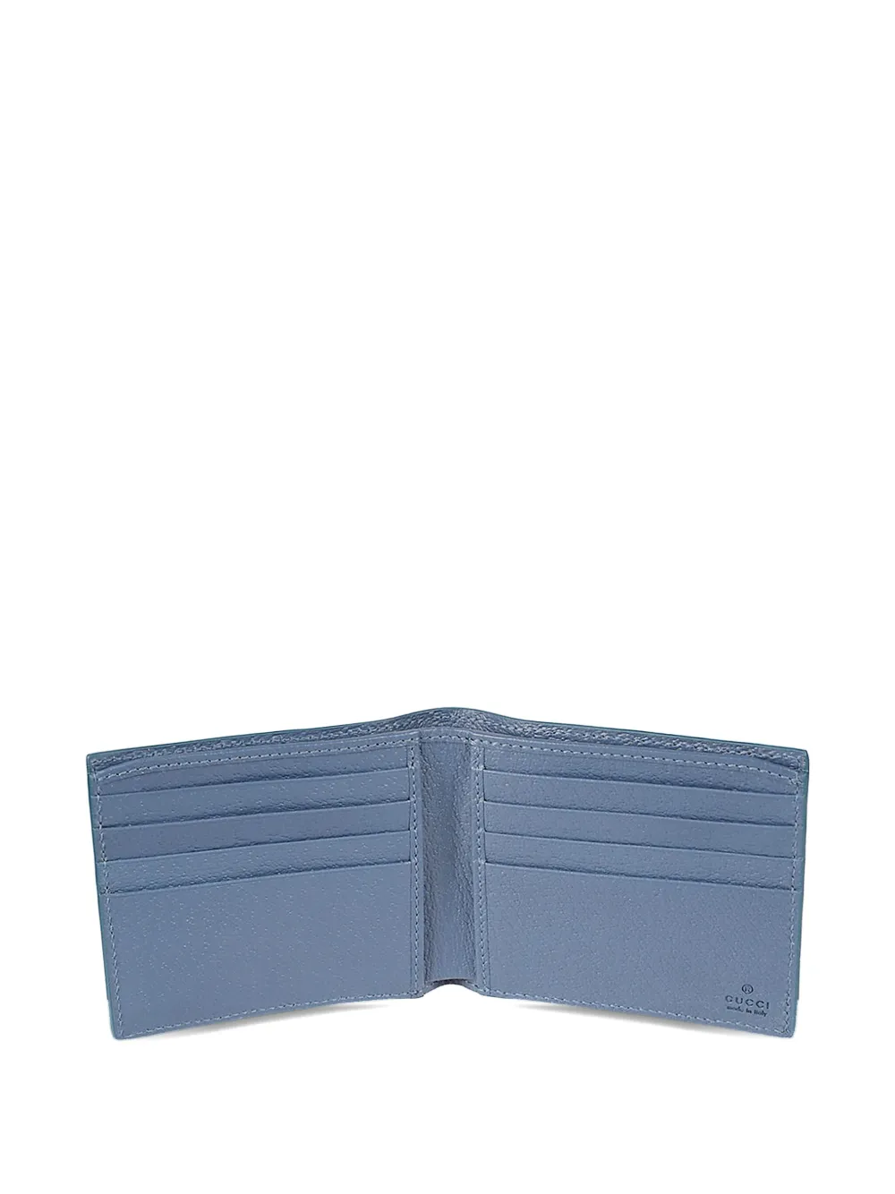 Gucci GG monogram leather wallet Grijs