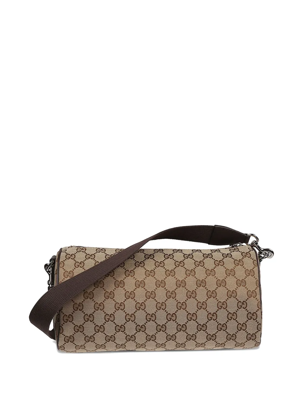 Gucci Cilindervormige schoudertas met GG-canvas monogram Beige