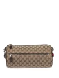 Gucci GG-canvas monogram cylindrical shoulder bag - Neutrals