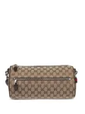 Gucci GG-canvas monogram cylindrical shoulder bag - Neutrals