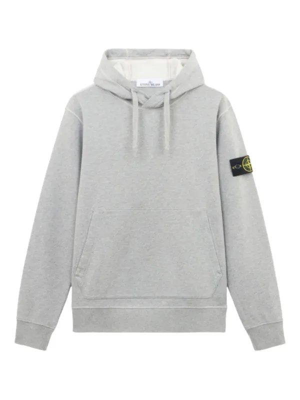 Stone  コンパスバッジ　パーカー Stone Island コンパスバッジ パーカー | グレー | FARFETCH JP