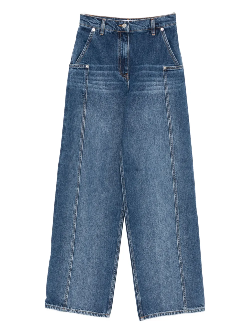 Iro Panelled Jeans In Blue