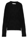IRO textured long-sleeve blouse - Black