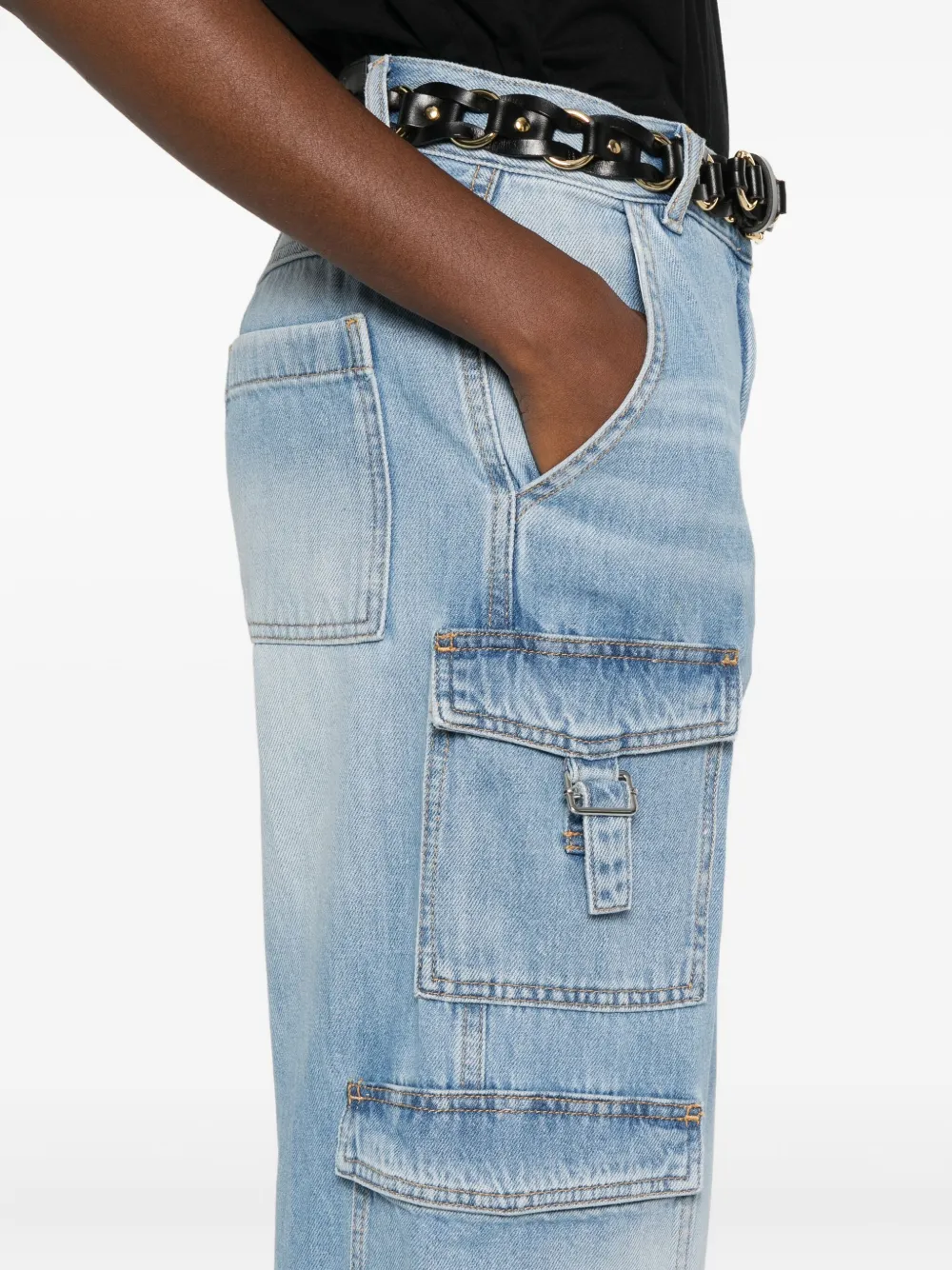 IRO cargo pocket jeans Blauw