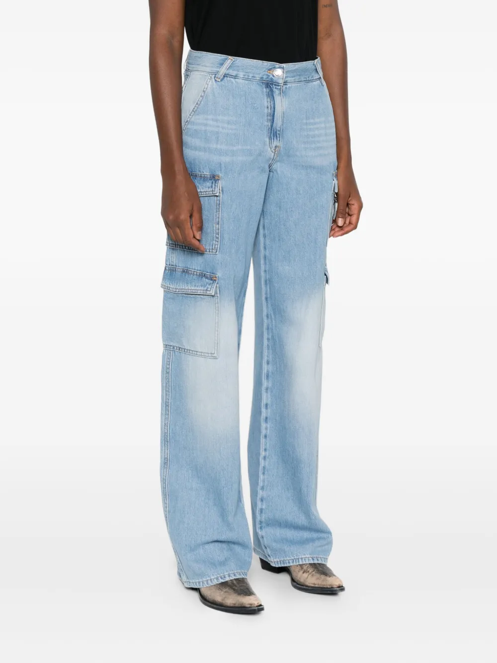 IRO cargo pocket jeans Blauw