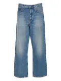 Sunflower button-fly patch-pocket jeans - Blue